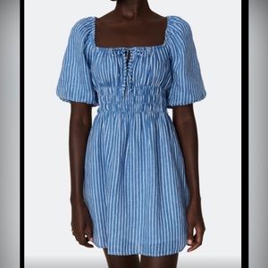 Faithfull the Brand Nikoleta Mini Dress Antico Stripe